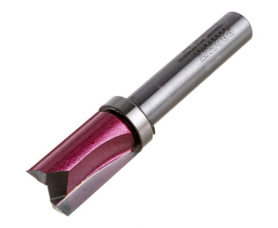 Фреза обгонная (12x19x55 мм; Z2; хв-к 8 мм; верхний подшипник) PROCUT 152802BP 