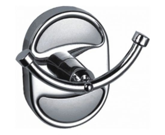 Настенный крючок для полотенец HAIBA для ванной и кухни, металлический, хром HB1905-2 539823 