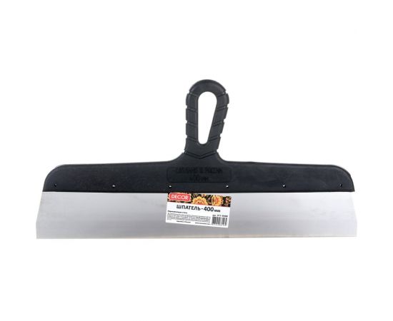 Шпатель DECOR 400 мм, ширина 55 мм, толщина 0,38 мм, пласт. ручка, нерж. сталь 311-0400 