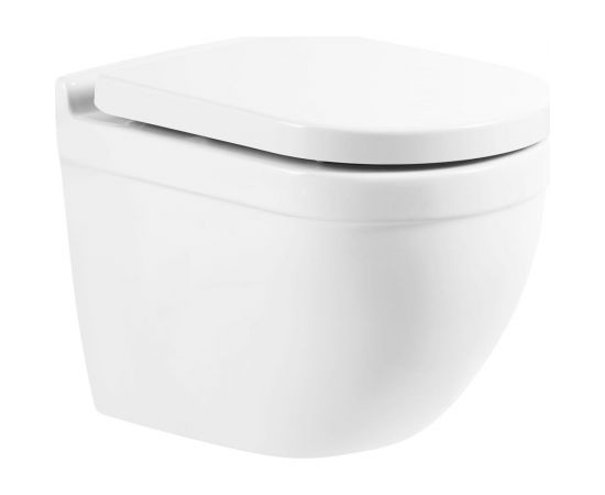 Подвесной безободковый унитаз BelBagno SENSO-R с креплением BB017CHR 