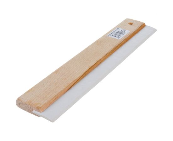 Резиновый шпатель для затирки швов с деревянной ручкой 300мм Мелодия цвета 1209230 – изображение 2