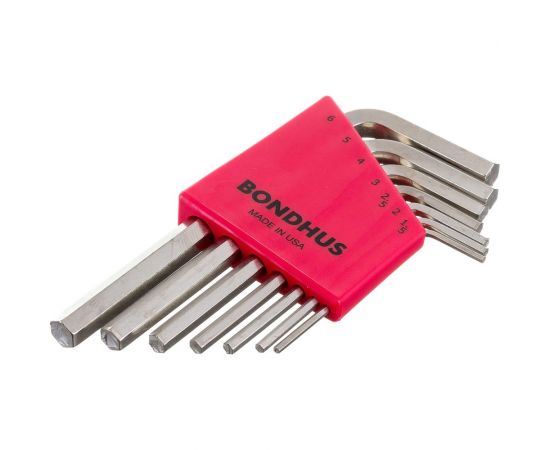 Набор из 7 хромированных ключей BONDHUS S 1.5-6mm 16292 – изображение 2