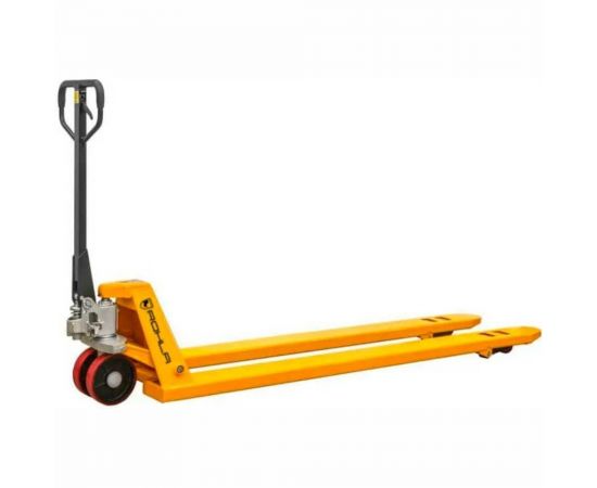 Длинновильная гидравлическая тележка RohlaRhino длина вил 2000 мм, грузоподъемность 2,5 т RRSD2025L – изображение 2