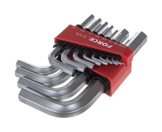 Набор дюймовых Г-образных шестигранников 1/16 -3/4 13 предметов FORCE 5137S – изображение 2