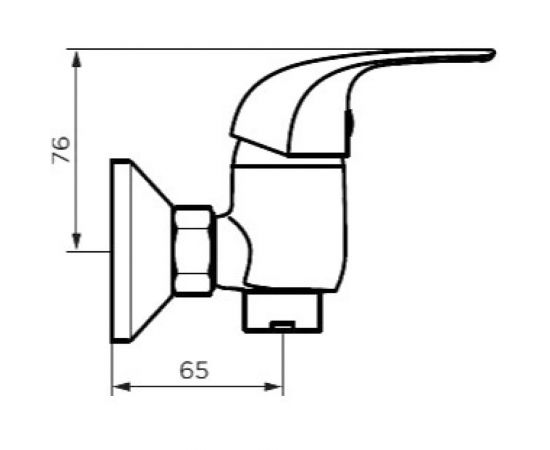 Смеситель для душа Dorff Stark D1102000 – изображение 2