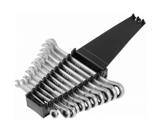 Набор комбинированных ключей STARTUL с трещоткой 8-19 мм 11 предметов PRO-7111 – изображение 2