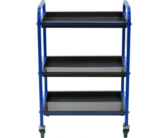 Тележка для инструментов Zatesov три полки, открытая TT-03-BLUE – изображение 2