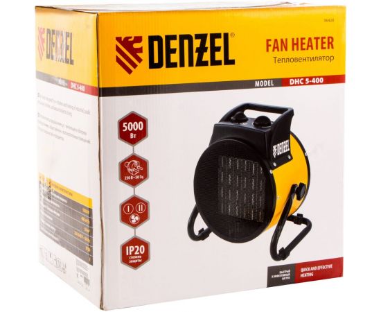 Тепловая пушка DENZEL керамический нагреватель DHC 5-400, 220 В 96428 – изображение 25
