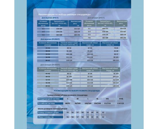 Влагозащитный костюм Ф Ф П Посейдон синий, р. 104-108, рост 170-176 11639-3 – изображение 3