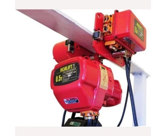 Цепная передвижная таль OCALIFT 005-01s г/п 0,5Т, высота 4,5м, 380в OCA00501ST45m – изображение 3