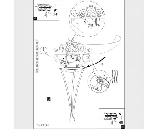 Накладной светильник EGLO ПРОМО Mestre 86715 – изображение 3