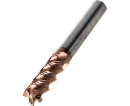 Фреза концевая твердосплавная до 65 НRC Серия 310 (6х16х50 мм; 4-х перая; TiAlSIN; 45 градусов; хв-к 6 мм) Partner 310060 – изображение 3