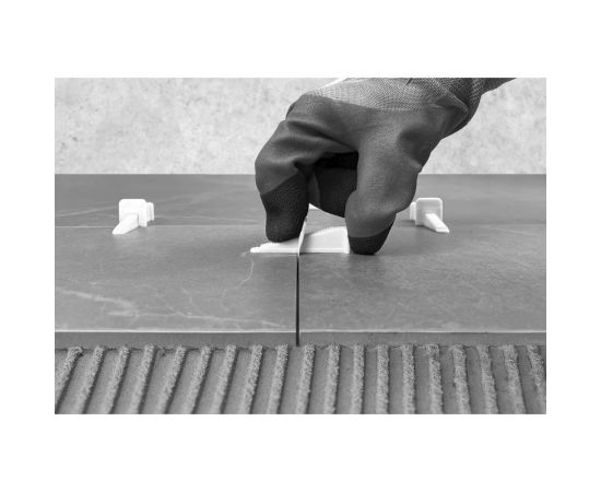 Система выравнивания плитки (100 шт; зажимы 1.4 мм) TLS-Profi TLS12016 – изображение 4