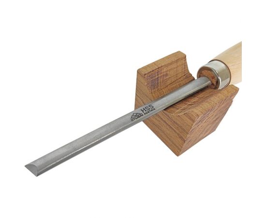 Токарный резец мейсель полукруглый 12 мм (Oval-chisel, skew) STUBAI 62149 – изображение 4