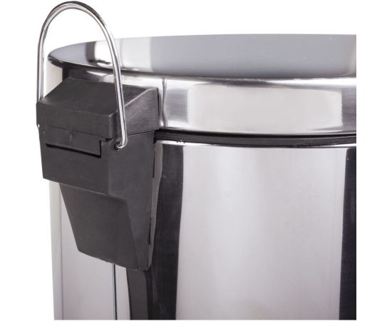 Ведро-контейнер для мусора с педалью ЛАЙМА 3 л, зеркальное, нержавеющая сталь 604942 – изображение 5