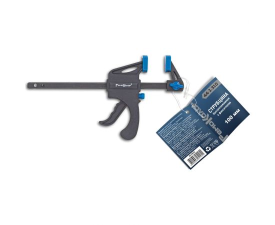 Быстрозажимная струбцина РемоКолор с фиксатором, 100 мм 44-1-310 – изображение 6