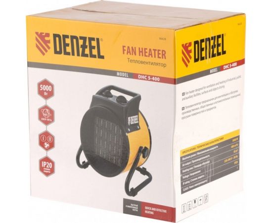 Тепловая пушка DENZEL керамический нагреватель DHC 5-400, 220 В 96428 – изображение 9