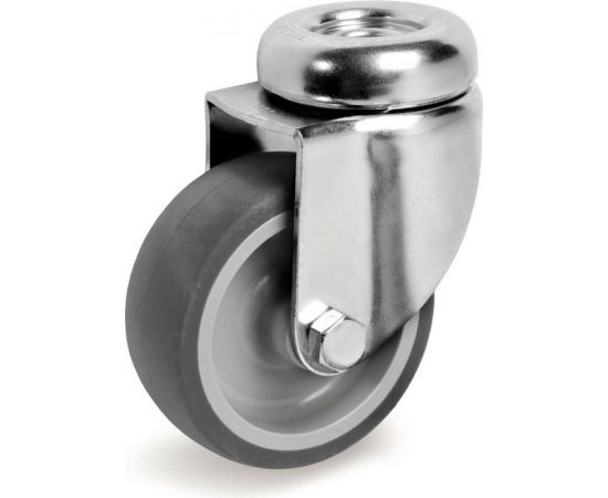 Колесо аппаратное поворотное с отверстием под болт (50 мм; 40 кг) Tellure rota 383201 