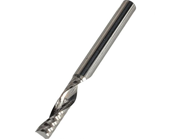 Фреза спиральная однозаходная верхний рез для ЧПУ (3.175x15x38 мм; S=3.175 мм; Z1) Greencut GX3065 