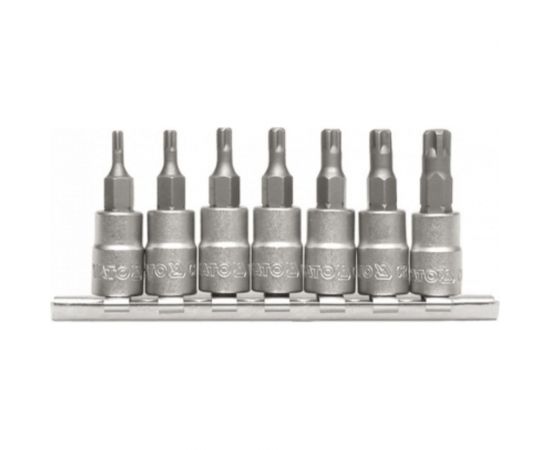 Набор бит 1/4" 7 предметов TS10-TS40 TORX с головками YATO YT-0461 