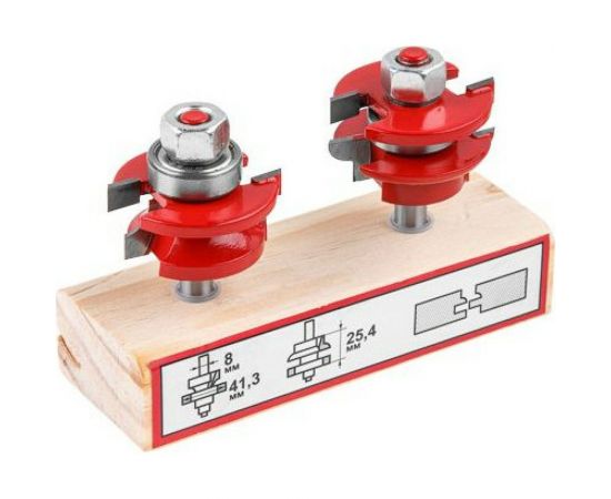 Набор рамочных фрез по дереву 2 шт WORTEX 0318095 