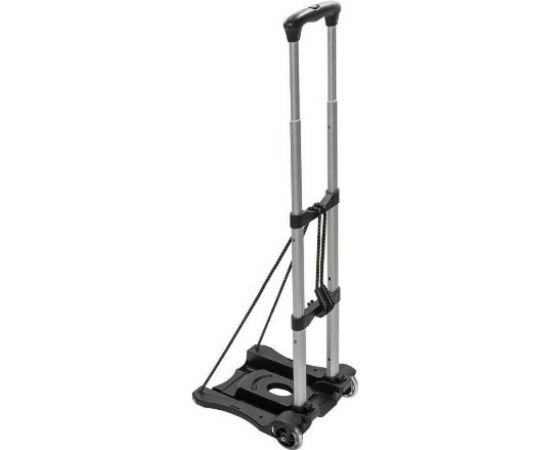 Платформенная складная тележка с телескопической ручкой Forsage 2 крюка на эластичных ремнях F-109 51826 