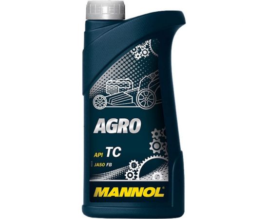 Минеральное моторное масло для садовой техники 4-TAKT AGRO SAE 30 1 л MANNOL 1440 