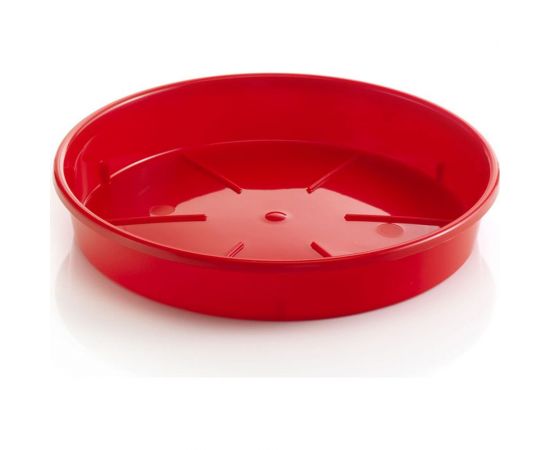 Поддон Teraplast PLATO диам. 20 см, высота 3.3 см, красный 08086020010 