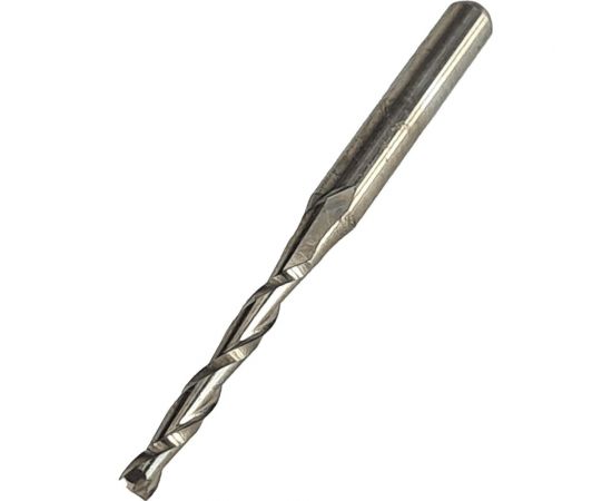 Фреза спиральная двухзаходная верхний рез для ЧПУ (2x15x38 мм; S=3.175 мм; Z2) Greencut GE3013 