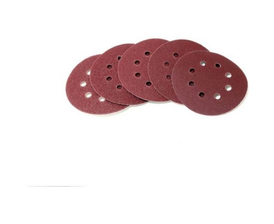 Набор кругов шлифовальных самоцепляющихся (5 шт; 125 мм) ROCKFORCE RF-SD125 – изображение 2