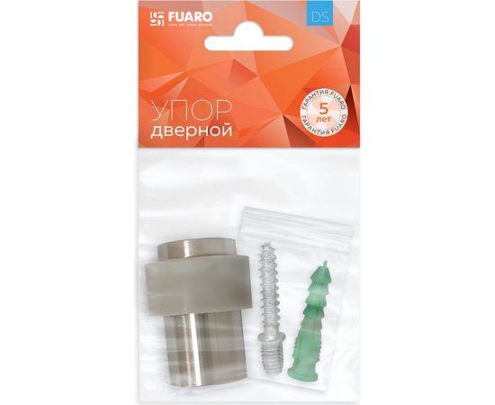 Напольный дверной упор Fuaro DS-14 SN матовый никель 43239 – изображение 2