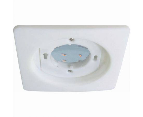 Встраиваемый светильник Ecola GX53 5357 Легкий квадратный Белый 107x25 FW5357ECD – изображение 2