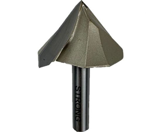 Фреза по дереву пазовая галтельная 90 градусов, 8x40Dх25H мм Strong СТФ-10040425 – изображение 2