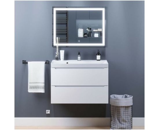 Зеркало для ванной Uperwood Tanos 90x80 см, с led-подстветкой и подогревом 291020223 – изображение 2