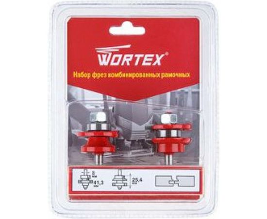Набор рамочных фрез по дереву 2 шт WORTEX 0318095 – изображение 2