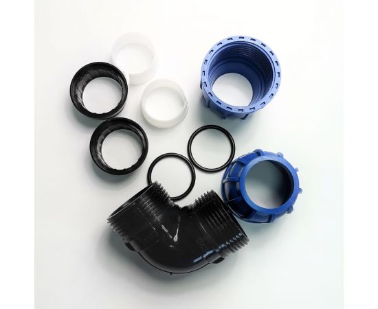 Угол ПНД 63-63 мм, 90 градусов Boutte 1649281 – изображение 2