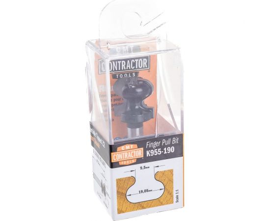 Фреза профильная Ручка Сontractor (19.05x19.05 мм; S 8 мм) CMT K955-190 – изображение 3