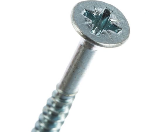 Саморез Стройметиз 6,0х110 универсальный, белый цинк уп. 150 шт. 2151098 – изображение 3