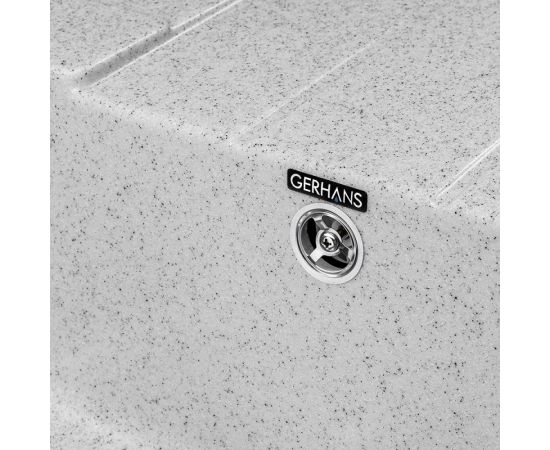 Кухонная мойка Gerhans B 22 19 СЕРЫЙ /БЕЛАРУСЬ/ 650х500 мм В22-19 – изображение 3
