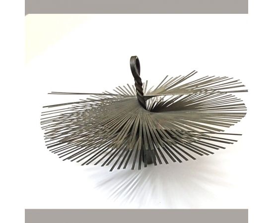 Щетка с креплением кольцом 150 мм, гайка 12x1.75 мм, сталь РОССТИН НФ-00000452 – изображение 5