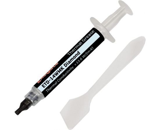 Термопаста ETD-14WMK Daimond (13,6 Вт мК, 2 г, шприц с лопаткой) ExeGate 282339 