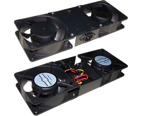 Блок 2-х вентиляторов TWT в крышу настенных шкафов Pro и Next CBW-FANB2 