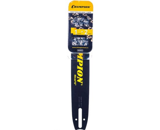 Набор шина (16""; 3/8""; 1.6 мм; 60 звеньев) + 2 цепи Champion 952935 