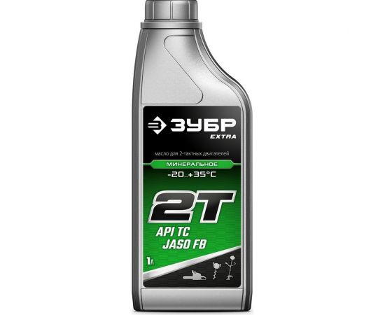 Минеральное масло для 2-тактных двигателей Extra 2Т-М 1 л ЗУБР 70600-1 