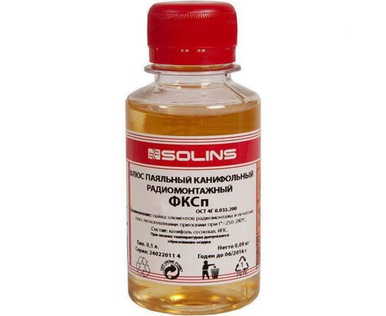 Флюс паяльный ФКСп ПЭТ-100 мл ZeepDeep 438662 