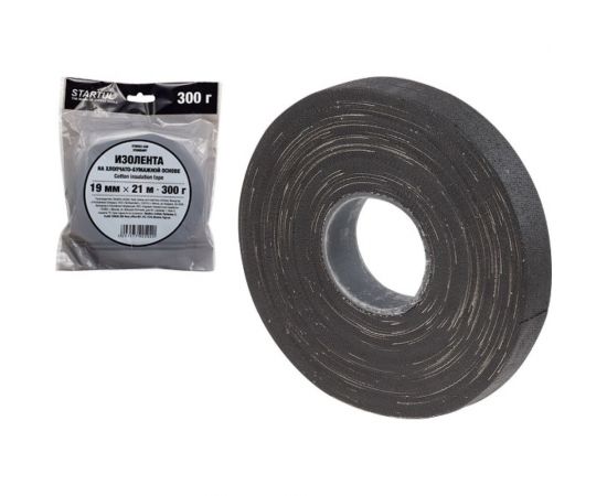 Хлопчатобумажная изолента STARTUL 19 мм 21 м Standart ST9050-300 