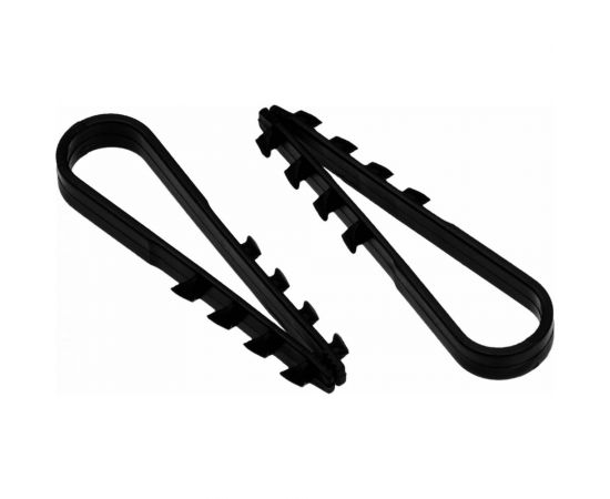 Дюбель-хомут для круглого кабеля DM PLAST 5-10 мм, черный, 100 шт. 5101кр 