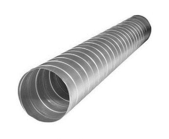 Воздуховод спирально-навивной Ø125 мм, длина 1.5 м,оцинкованная сталь ГАЛВЕНТ 259307 