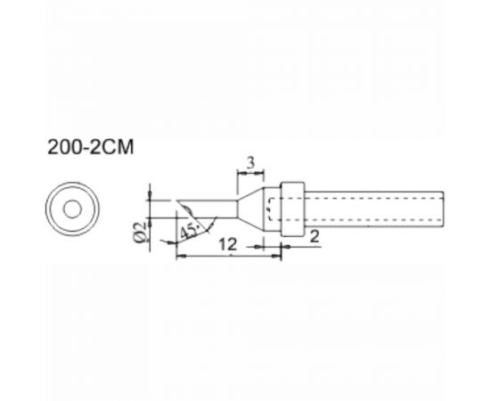 Насадка паяльная QUICK QSS200-T-2CM – изображение 2