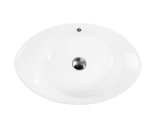 Керамическая накладная раковина BelBagno овальная BB1087 – изображение 2